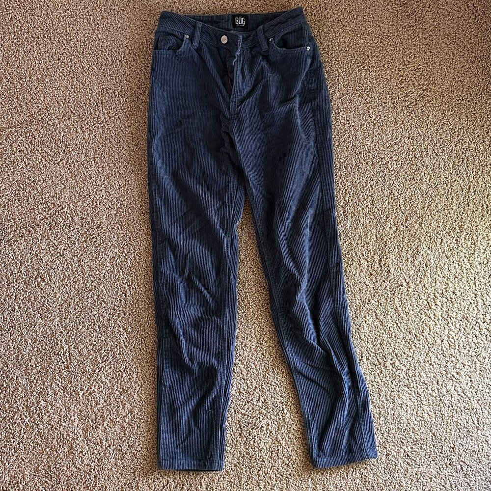 Blue Corduroy Vintage Pants